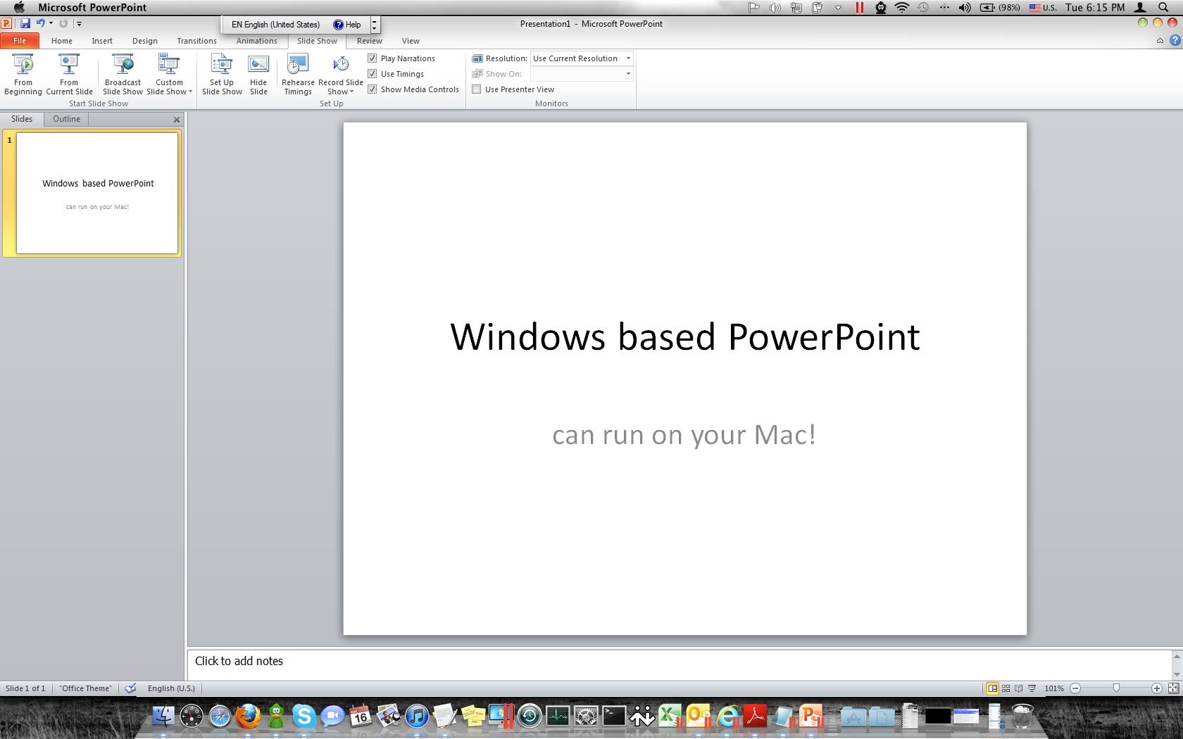 Apple version of powerpoint